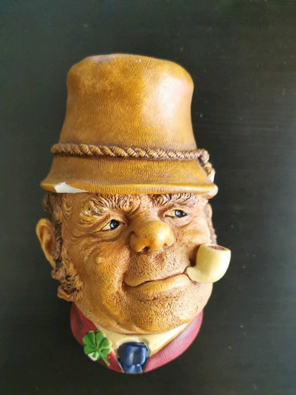 VRG 1969 Bossons‎ Chalkware Head PADDY England Made Collectible Wall Decor